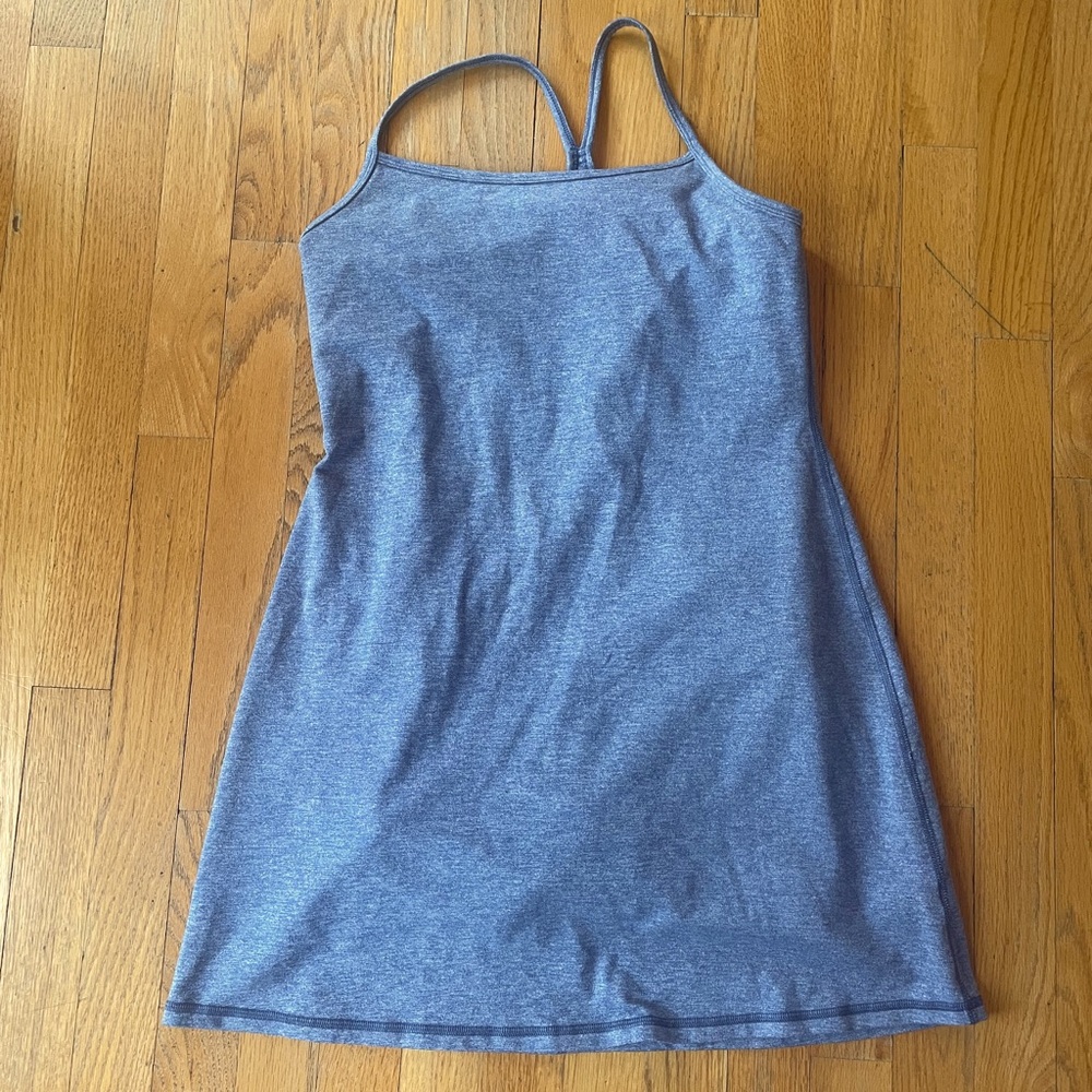 Blue Spaghetti Strap Dress
